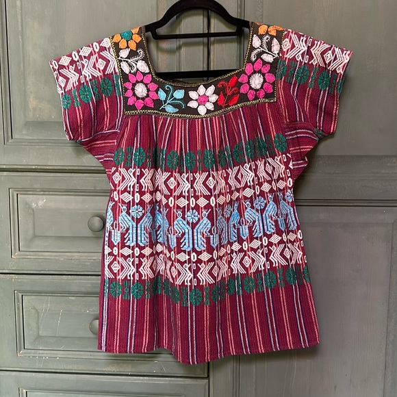 SOLD Handmade Hand-Embroidered Top - Picture 1 of 9